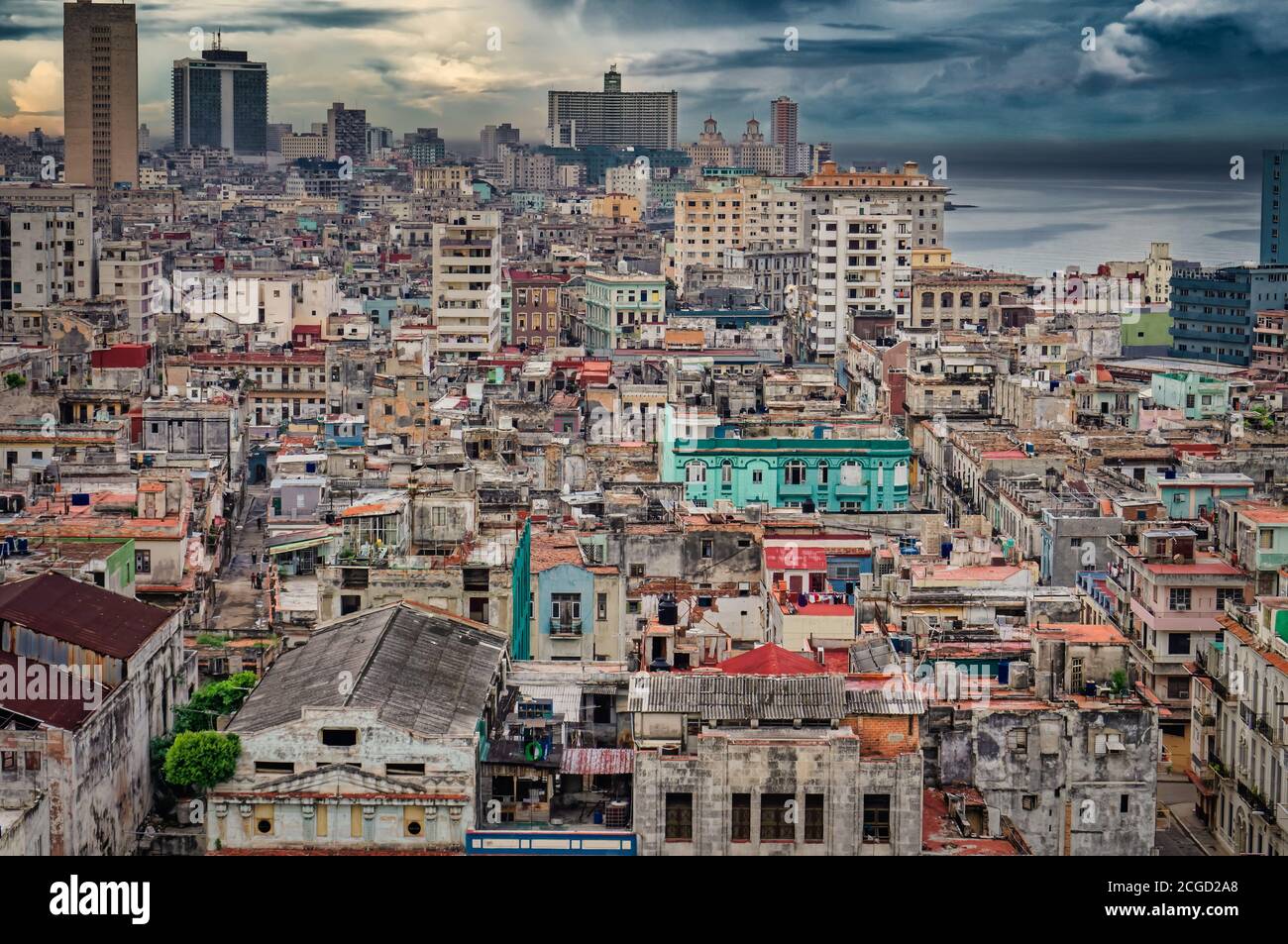 Havanna Panorama der Stadt, Kuba Stockfoto