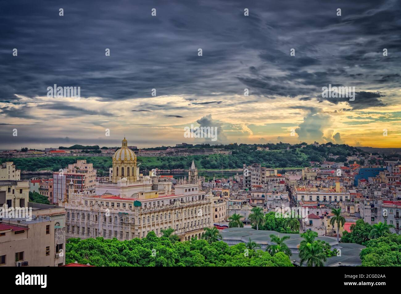 Havanna Panorama der Stadt, Kuba Stockfoto
