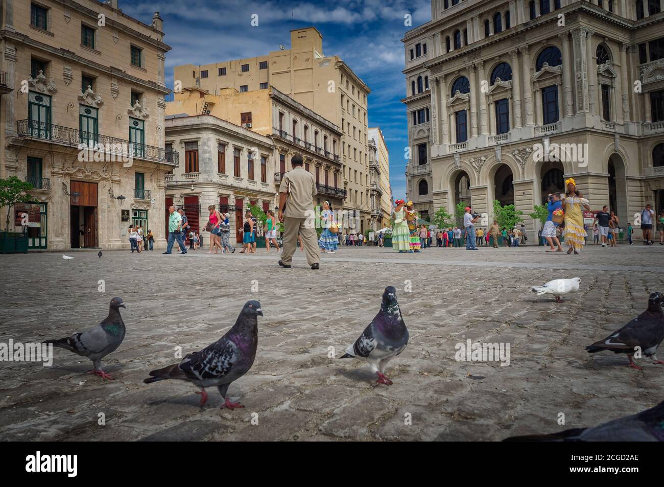 Old plaza Place in Havanna, Kuba Stockfoto