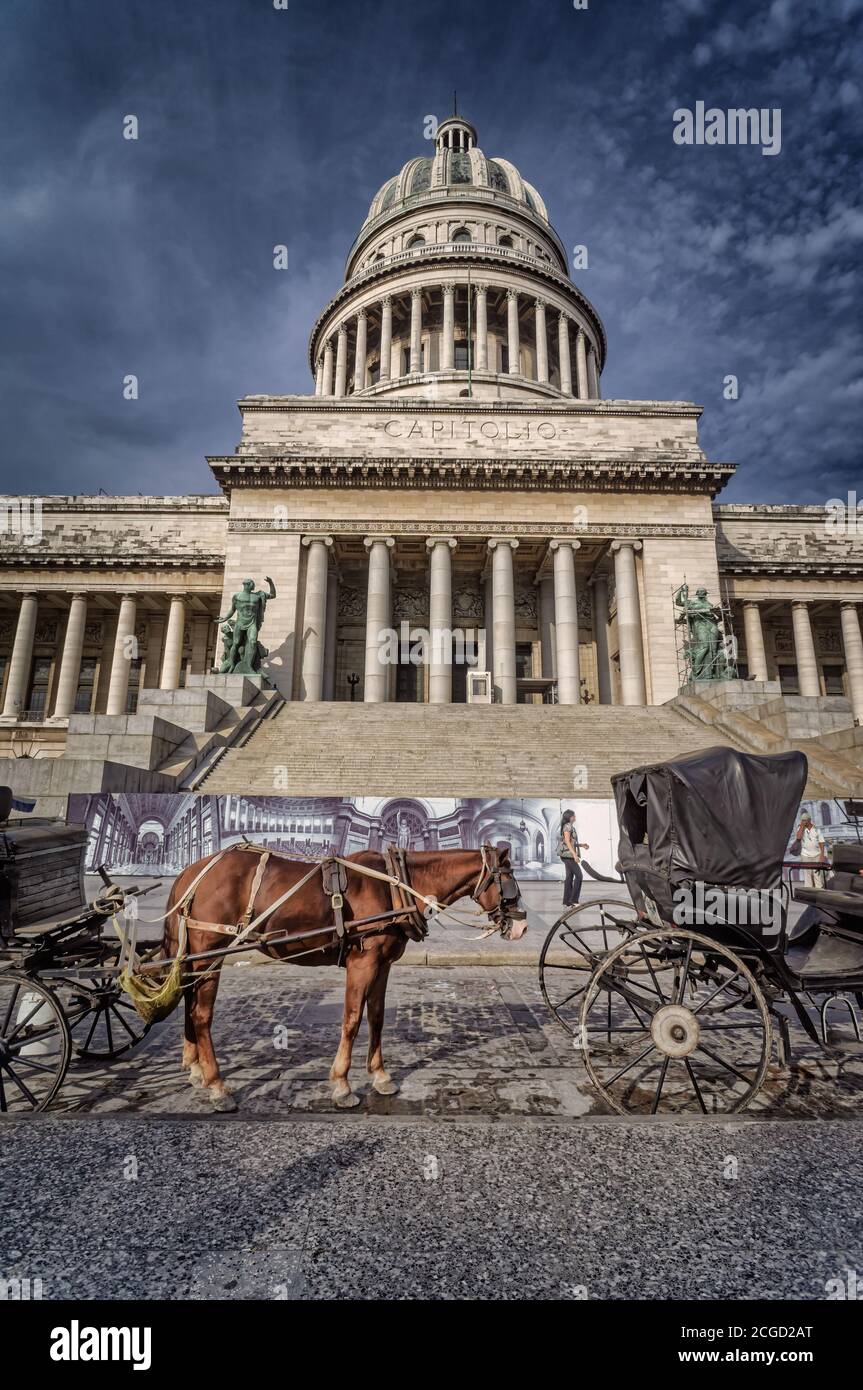 Capitol parlamentsgebäude in Havanna, Kuba Stockfoto