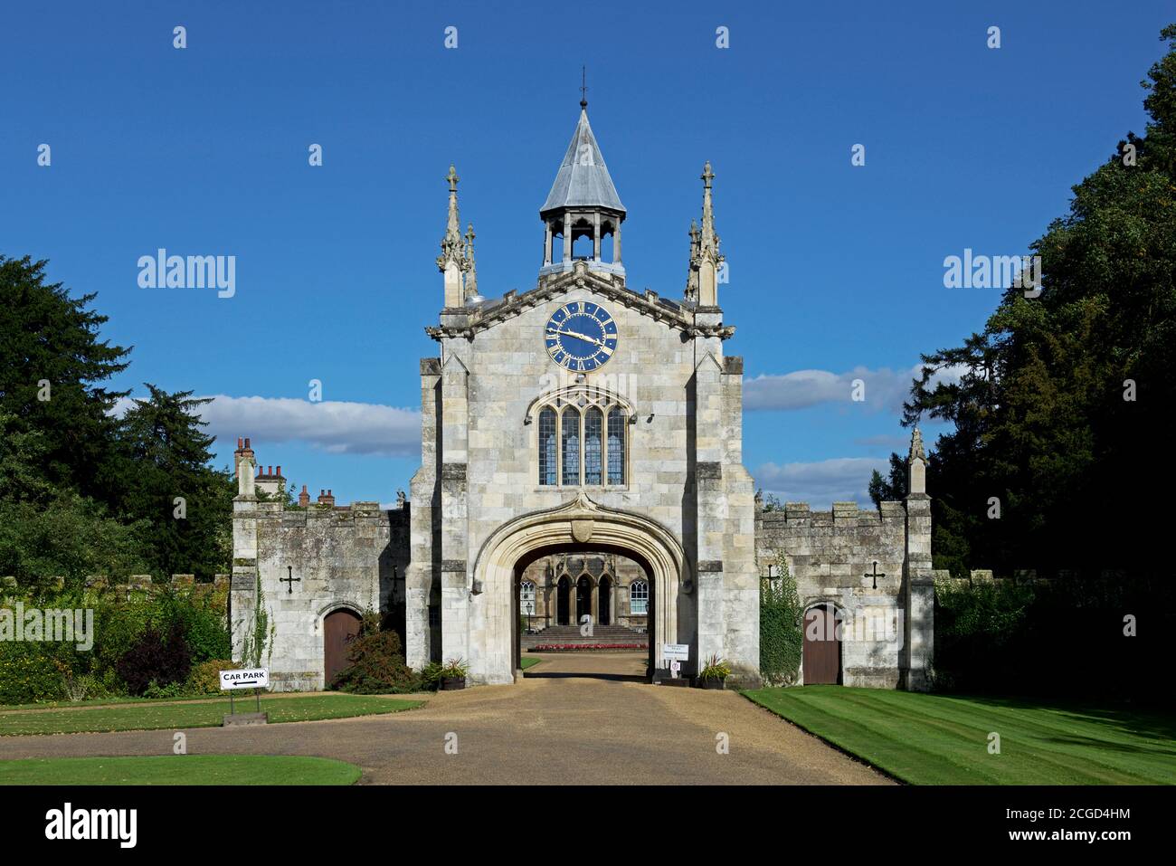 Das Torhaus von Bishopthorpe Palace, die Residenz des Erzbischofs von York, Bishopthorpe, North Yorkshire, England Großbritannien Stockfoto
