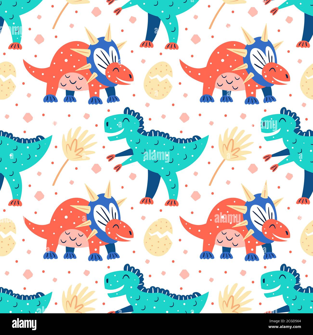 Set von kleinen niedlichen Dinosaurier. Diplodocus, pteranodon, Stegosaurus, Dino-Eier. Prähistorische Tiere. Jurassic Welt. Flache Cartoon bunte Vektor. Stock Vektor