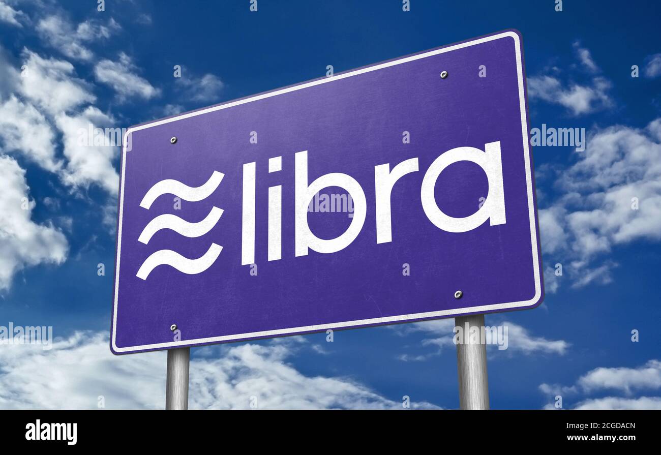 libra-Logo Stockfoto