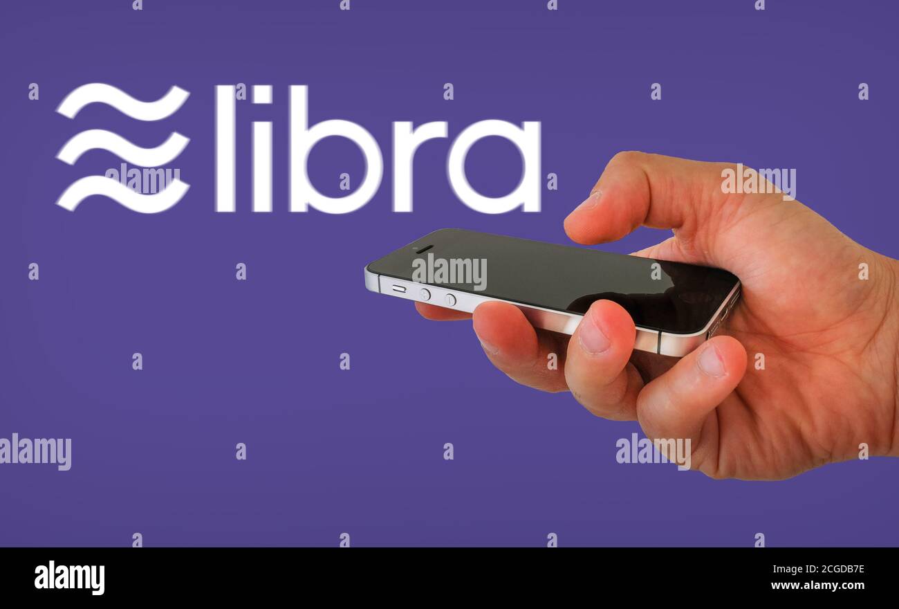 Libra-Logo Stockfoto