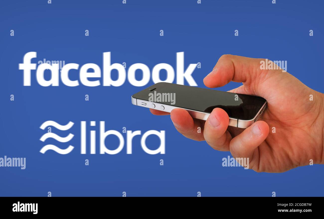 Facebook-logo Stockfoto