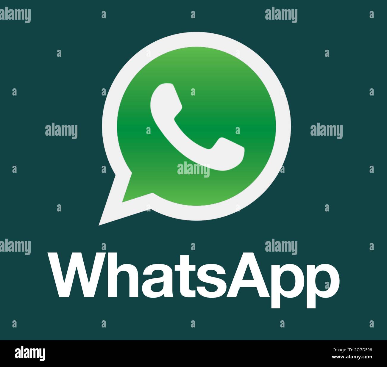 WhatsApp Logo Symbol Zeichen Stockfotografie - Alamy