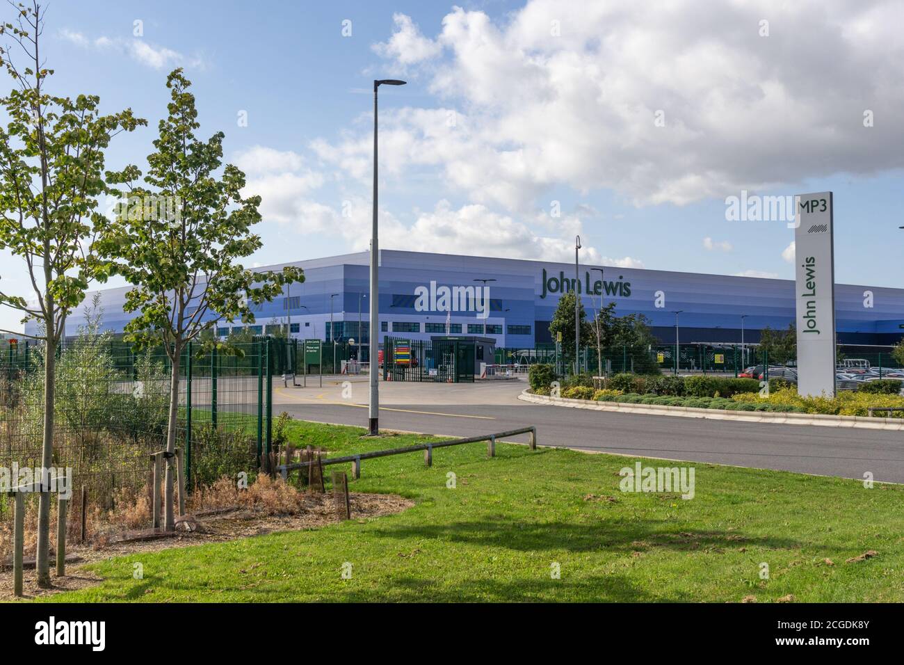 Magna Park Auslieferungszentrum in Milton Keynes Stockfoto