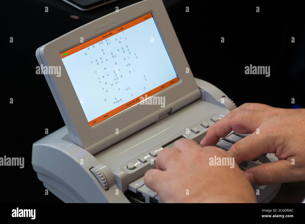 Stenograph machine -Fotos und -Bildmaterial in hoher Auflösung – Alamy