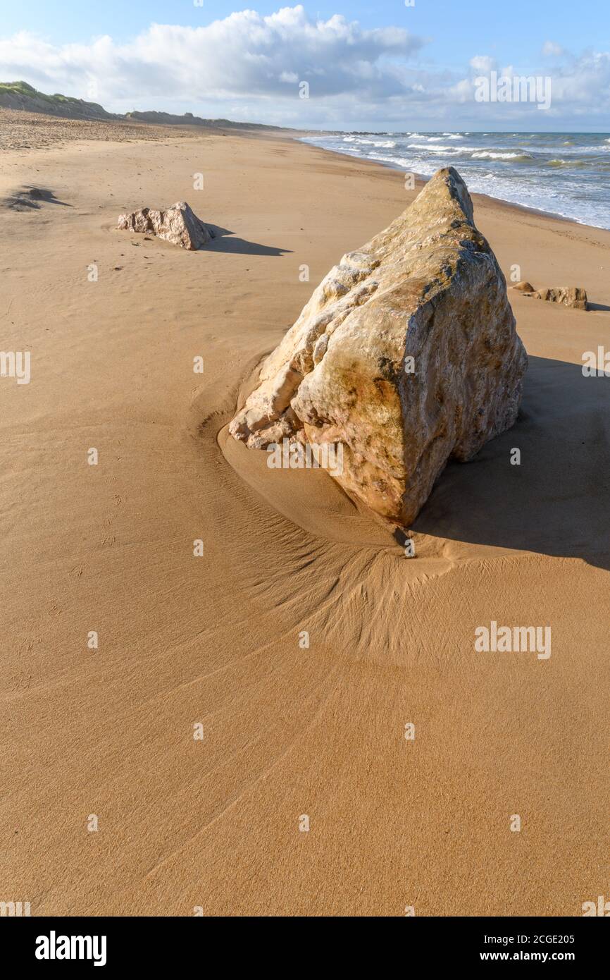 Strand am Atlantik bei Sables d'olonne - Frankreich. Stockfoto