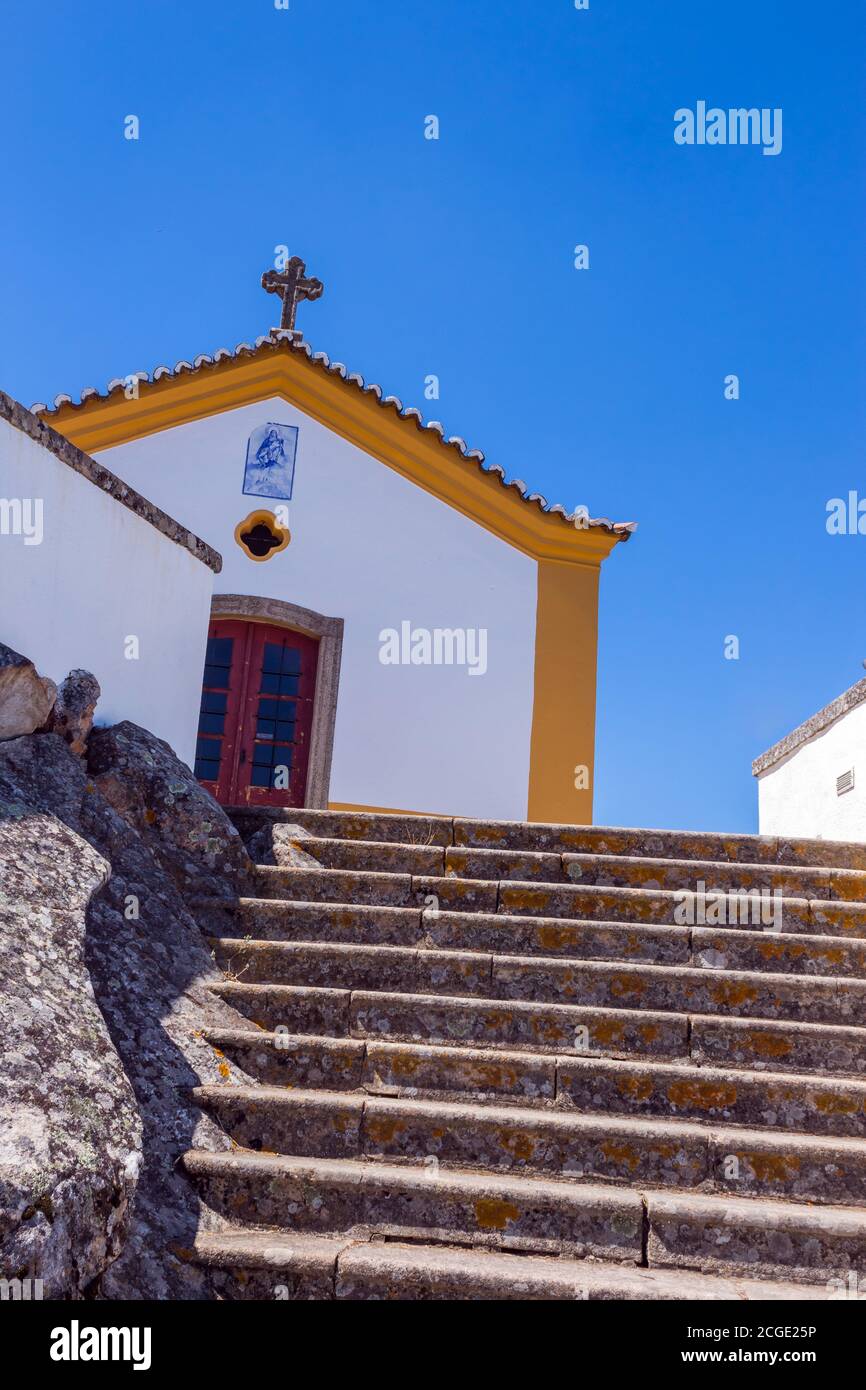 Ermida da Nossa Senhora da Penha in Serra de Sao Mamede in Castelo de Vide, Portugal Stockfoto