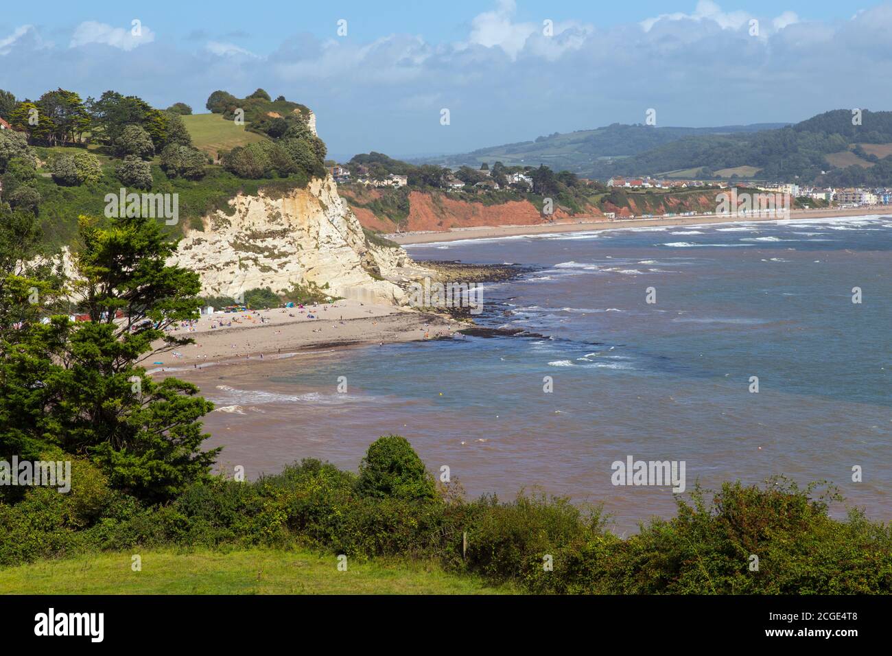 Seaton Bay Coast Line, Dorset Stockfoto