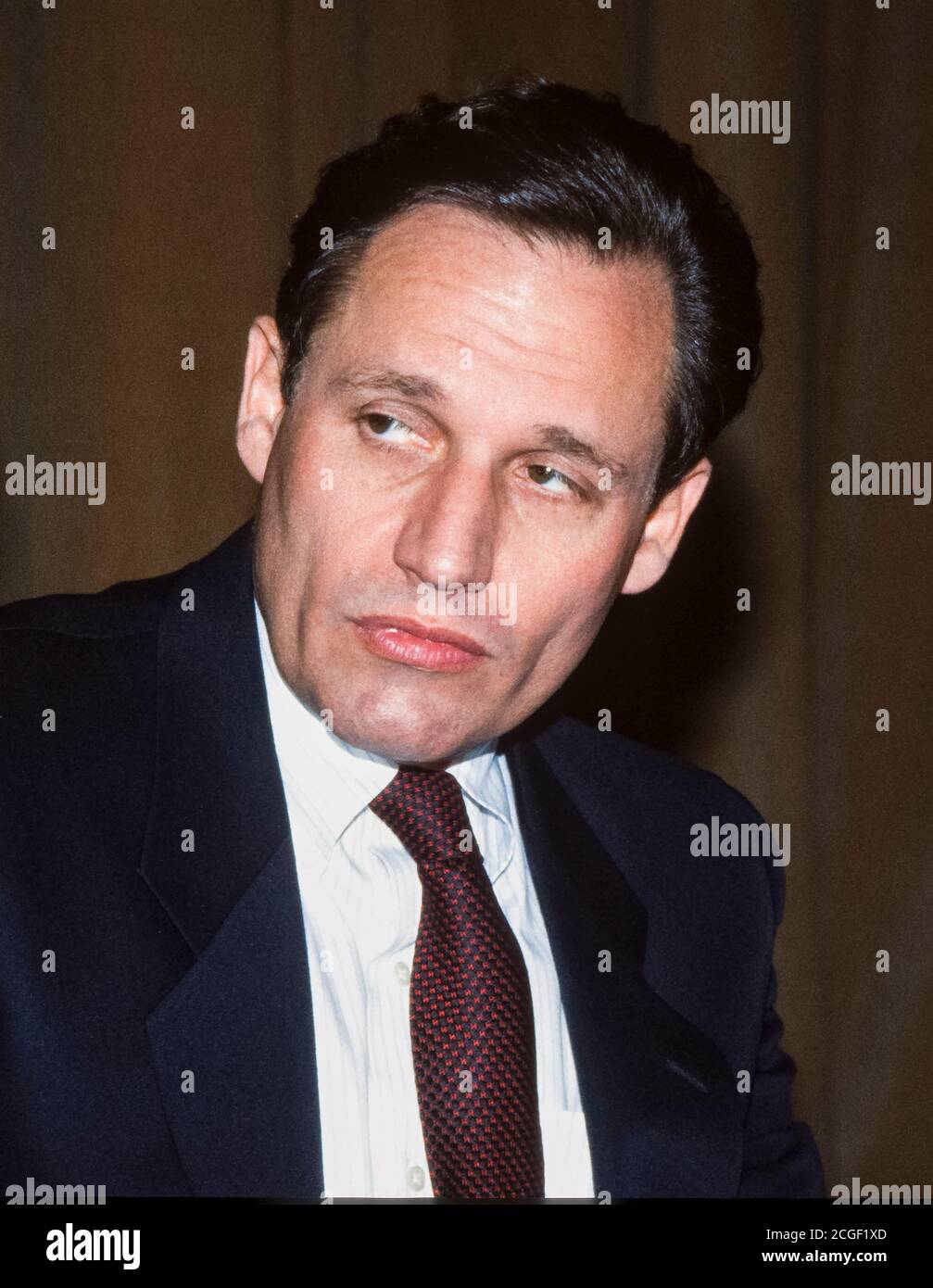 Der investigative Journalist Bob Woodward erscheint am 14. Oktober 1987 ...