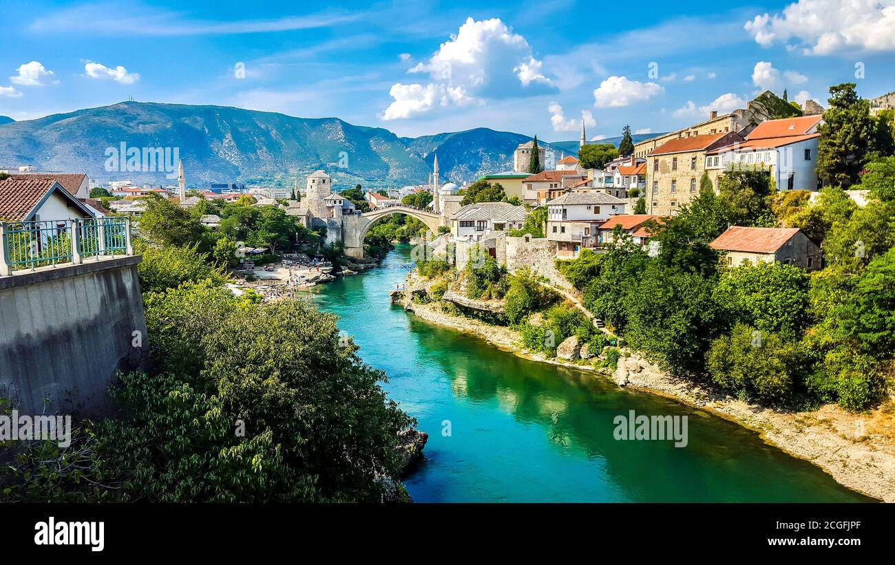 Mostar, Bosnien und Herzegowina. Stockfoto