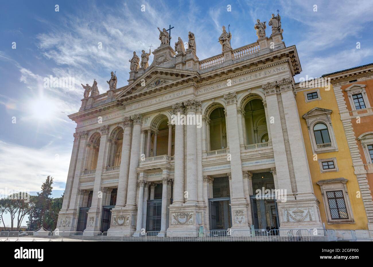 Lateranbasilika St. John, Rom, Italien. Stockfoto