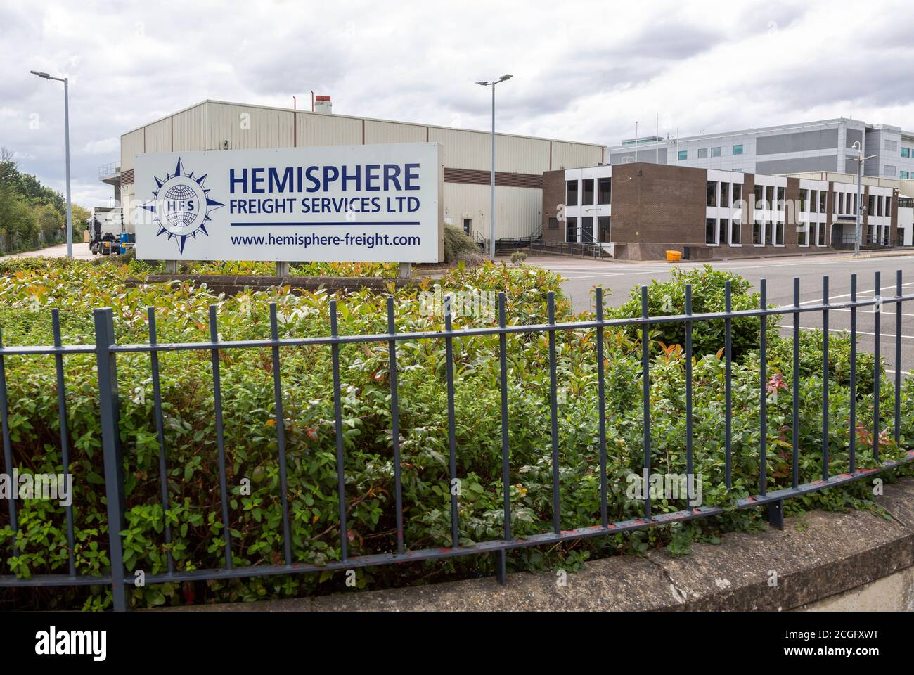 Hemisphere Freight Services Ltd, Whitehouse Industrial Estate, Ipswich, England Stockfoto