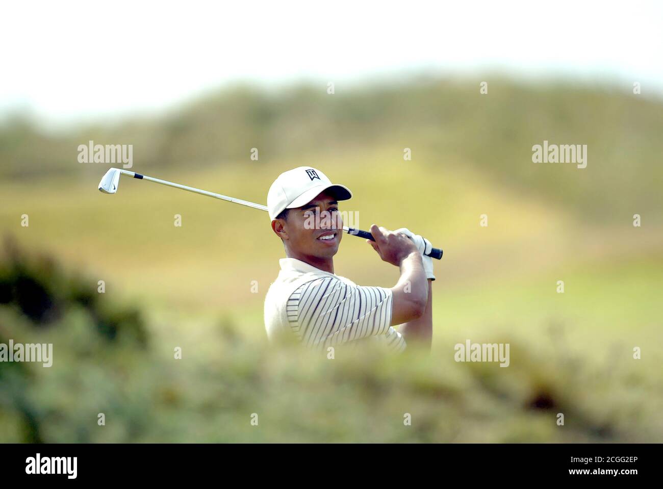 TIGER WOODS BRITISH OPEN GOLF TURNIER, ROYAL TROON, GROSSBRITANNIEN - JUL 2004 BILDNACHWEIS : © MARK PAIN / ALAMY STOCK FOTO Stockfoto