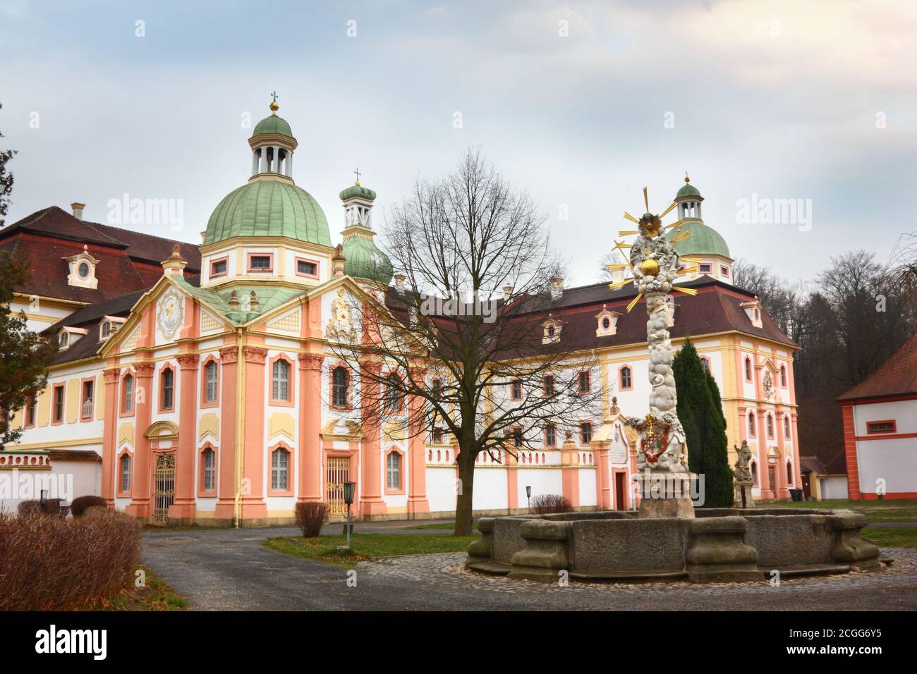 Zisterzienserkloster St. Marienthal in Sachsen, Deutschland Stockfoto