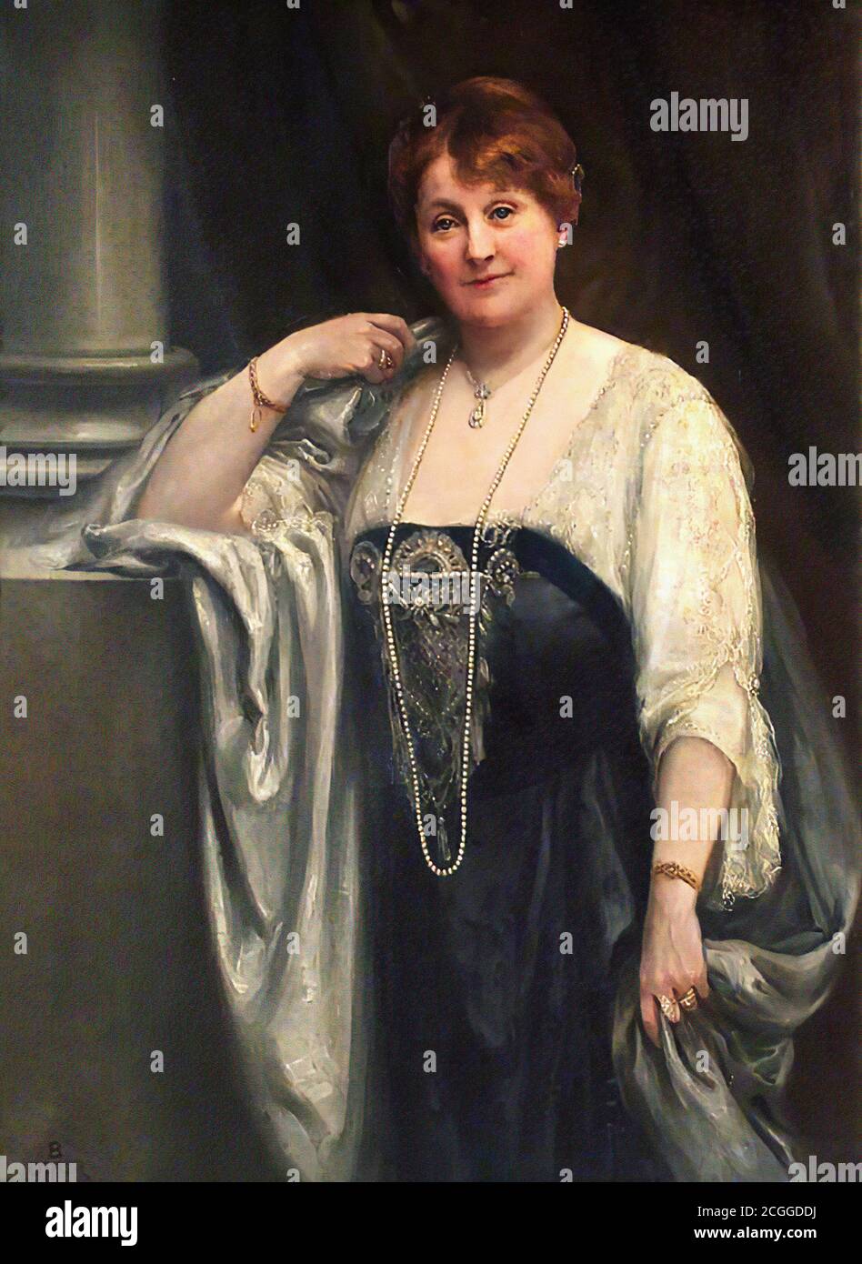 Offor Beatrice - Portrait of a Lady - British School - 19. Jahrhundert Stockfoto