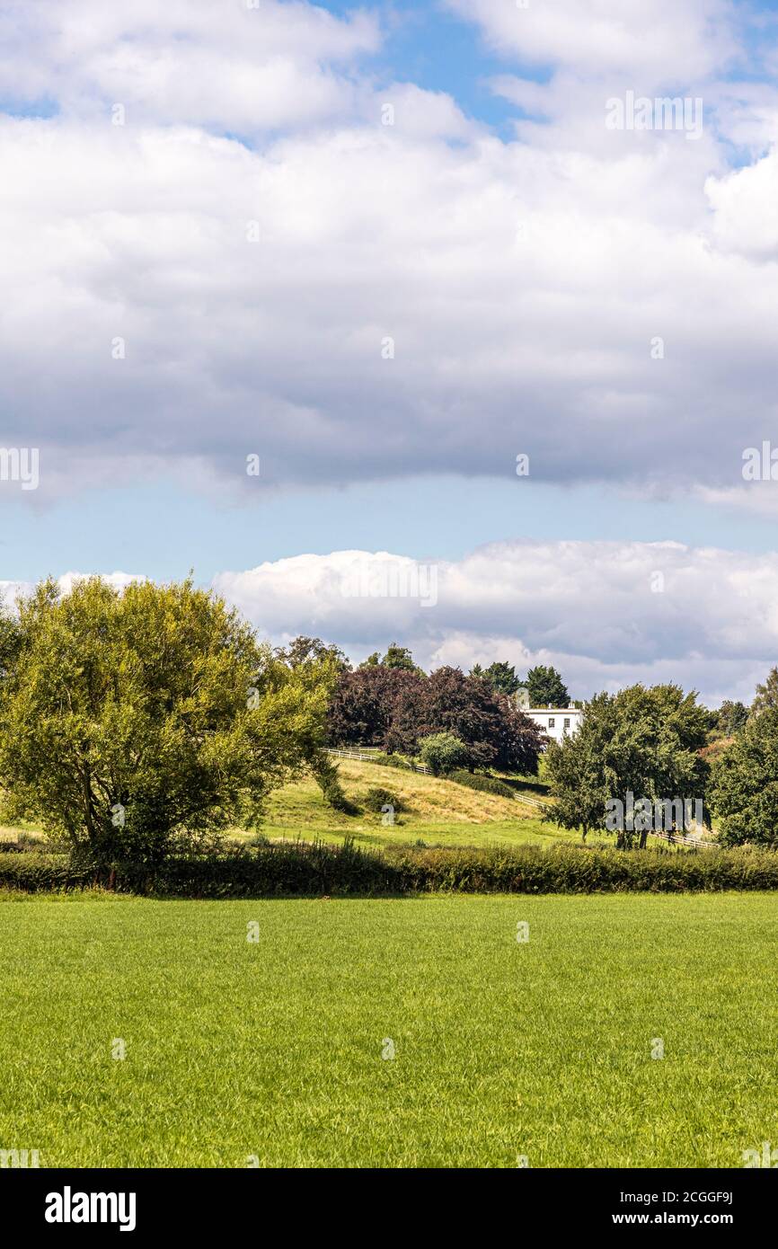 Maisemore Park aus dem 19. Jahrhundert in der Nähe des Dorfes Severn Vale in Maisemore, Gloucestershire, Großbritannien Stockfoto