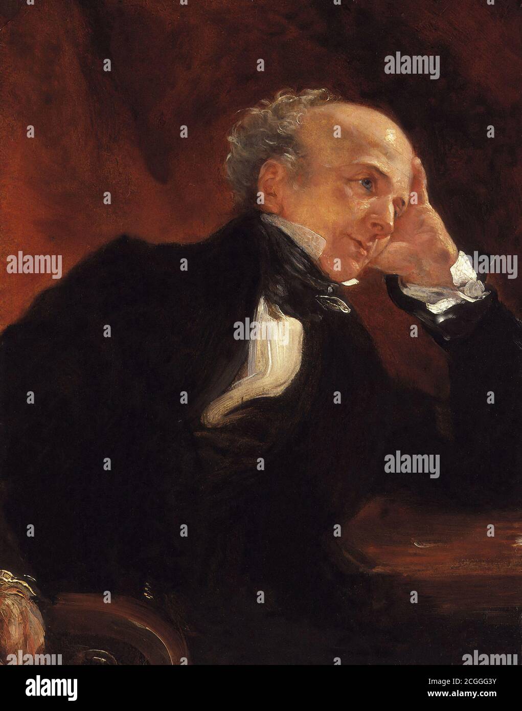 Rebhuhn John - Porträt von Thomas Uwins - British School - 19. Jahrhundert Stockfoto