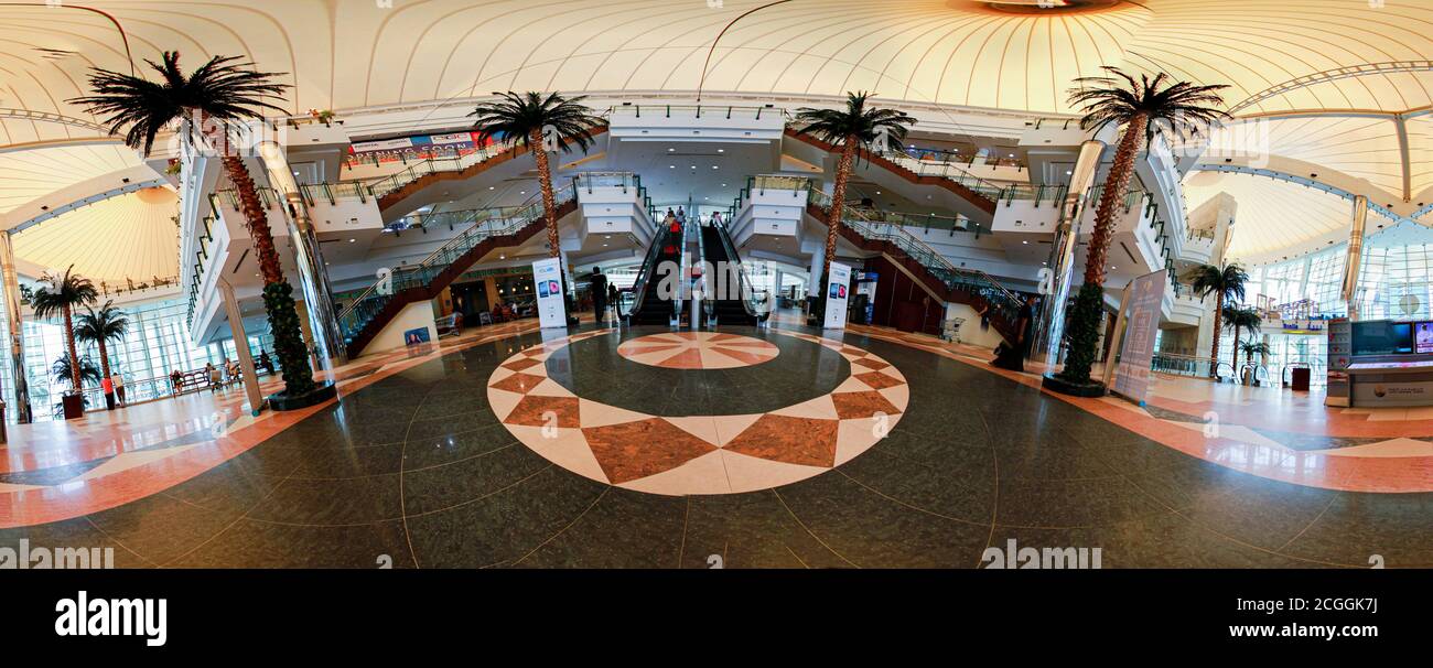 Panoramablick auf das Stadtzentrum von Doha, Katar Stockfoto