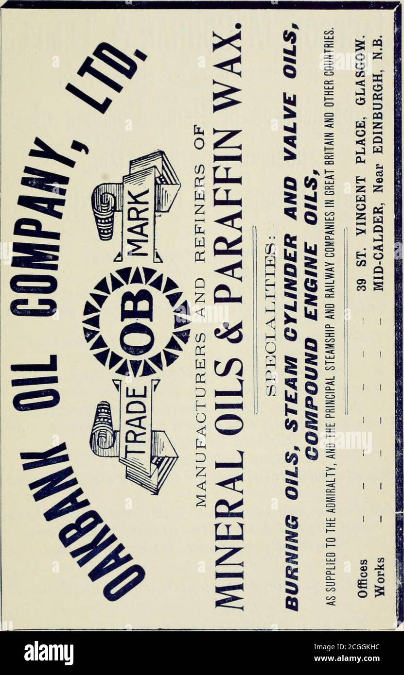 . Pacific Line Guide nach Südamerika; mit Informationen für Reisende & Verlader zu Häfen an der Ost- und Westküste Südamerikas. Absolut das BESTE, MARKEN Z fe^ d über vierzig Jahre Reputation. Wird von der Pacific Steam Navigation Co., der Orient Line, der Union Line, der Castle Line, der Compagnie General Traatlantique der Hamburg und American Steam Shipping Co. Und den Principal Steamship Companies in World verwendet. Direkt von den Sole Manufacturers – F. MOIR CRANE & CO. Bank Street, MANCHESTER. Lagerbestände werden zur prompten Lieferung an DER LIVERPOOL 21 Water Street aufbewahrt. LONDON 29 Fenchurch Str Stockfoto