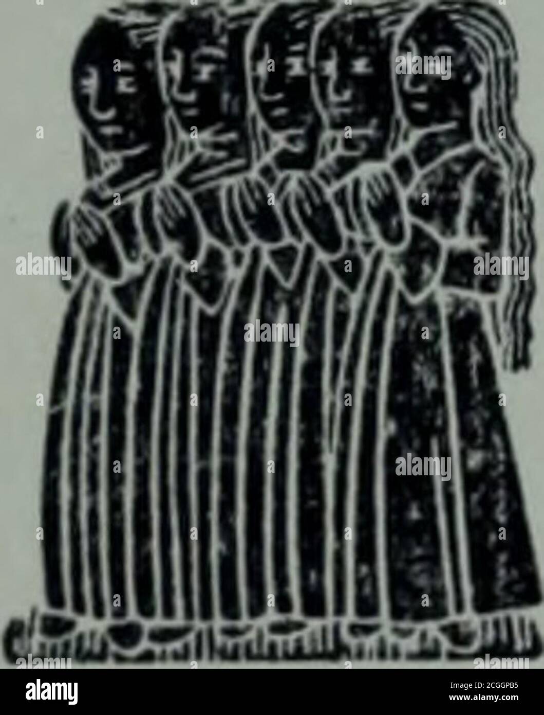 . Surrey archäologische Sammlungen . JOHN SNELLING UND FRAU ALICE. 1498.EAST HORSLEY, SURREY. (Ein Sechstel voller Größe.) und eine eng anliegende Krone mit engen Ärmeln und Pelzmanschetten, um mit einer kleinen Tasche oder Abstammung hängen aus dem Gürtel hinter der Figur. ii 2 100 EINE LISTE DER MONUMENTALEN BRASSES TX SURREY. Unterhalb der Bildnis ist eine dreizeilige Inschrift in schwarzem Buchstaben: Prau für tljc &lt;Sofollis von 3ol)n Sfoellgng 1 algs Ijos foofctljc ixiljuclj trcsccoti. Tljc out tiau of ffcucrull in tje pa* of otorlortje ffl0€C££0 Ixxxxum on tofjole, unter der Aufschrift Sofjole Stockfoto