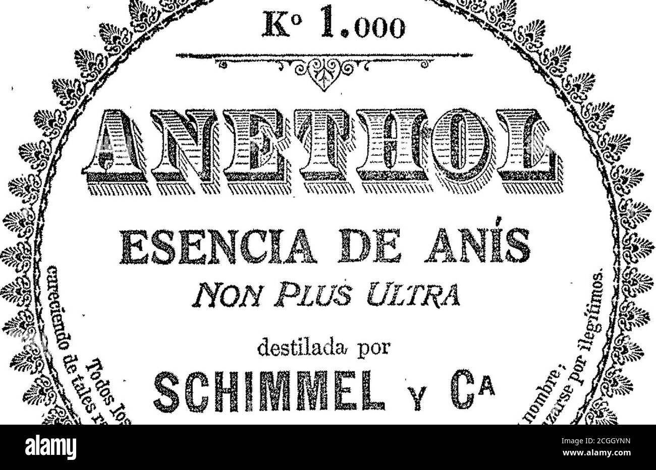 . Boletín Oficial de la República Argentinien. 1907 1ra sección . Junio 18 de 1907.-Juan de Almeida.-Artículos de la clase 63. (Stñsítuida) v4-juiio. &lt;*t» M9 UO f47 6 i ESENCIA DE^VNETHOl a K l.ooo V%s. ESENCIA DE ANÍS NON plus ULTRAdestilada, por YW^i;Wúl oeroa de Le« ..^¡¡ÍF W* T«SFE«iiSáílr Stockfoto