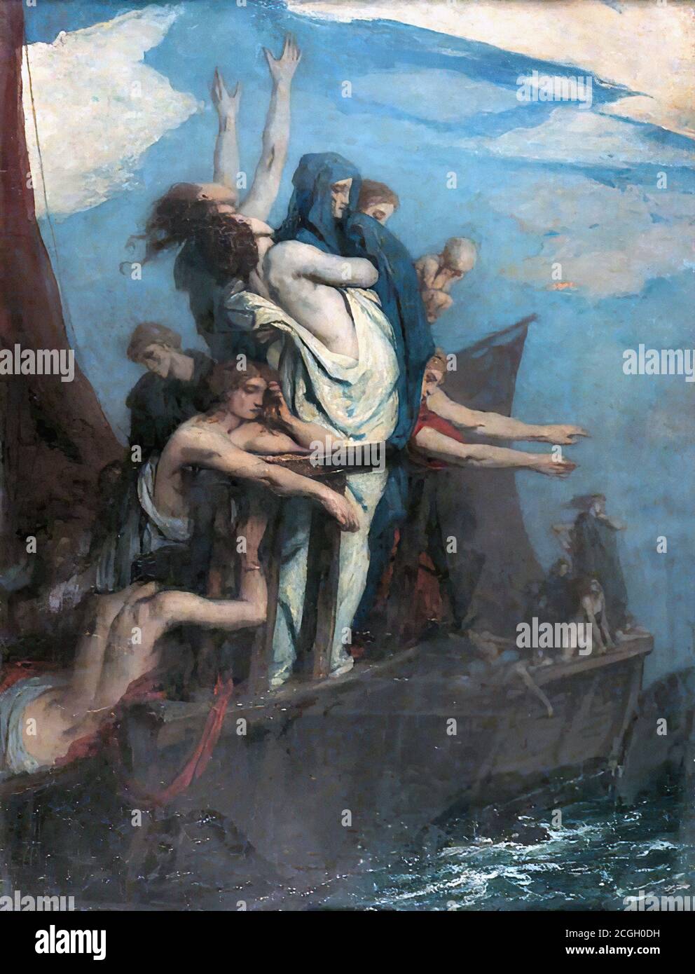 Ricketts Charles De Sousy - die Trojanischen Frauen - Britisch Schule - 19. Jahrhundert Stockfoto