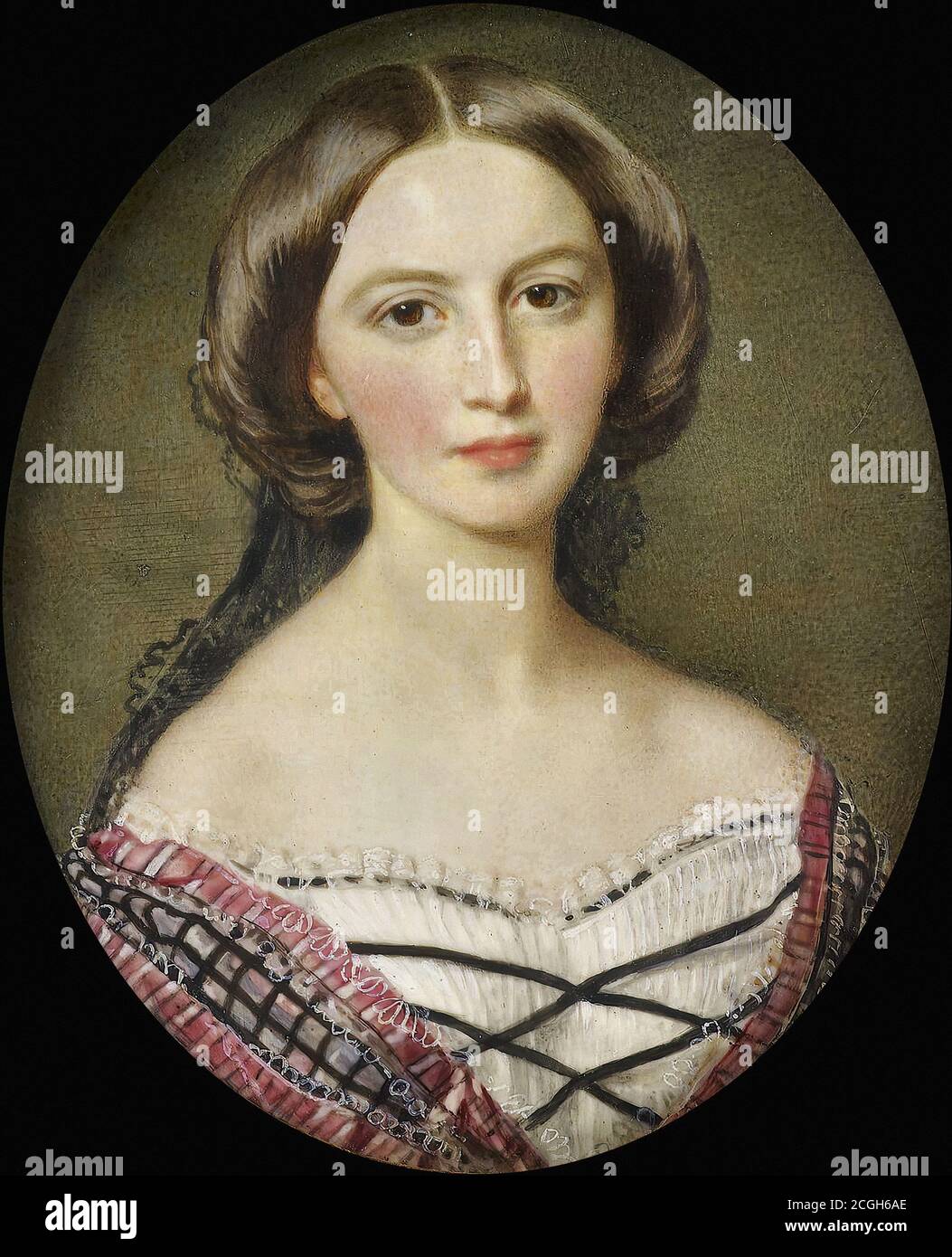 Ross Sir William - Prinzessin Feodora von Hohenlohe-Langenburg 2 - British School - 19. Jahrhundert Stockfoto