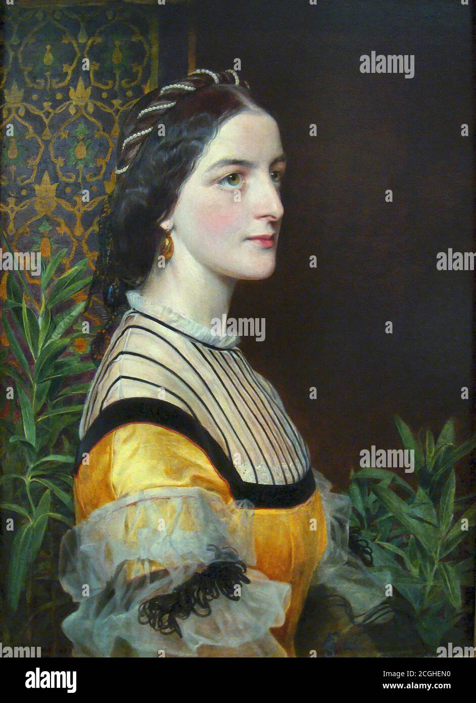 sandys, anthony frederick - Portrait of a Lady, probably Anne Simms Reeve of Brancaster Hall, Norfolk - 29956739490 a5ee359a21 o Stockfoto