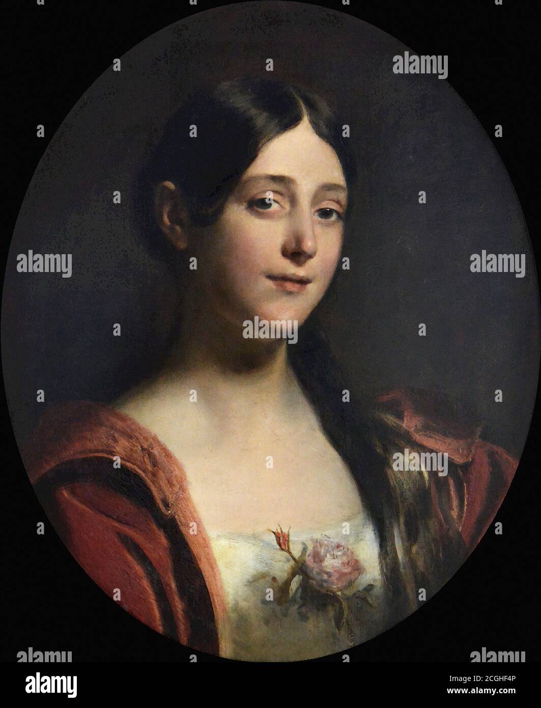Sant James - Portrait of a Lady - British School - 19. Jahrhundert Stockfoto