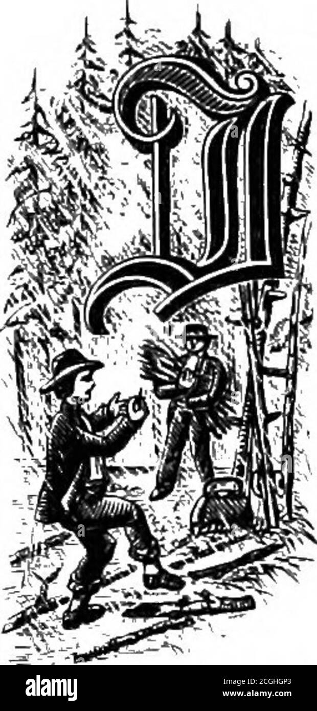 . Vergnügen des Angelns mit Stange und Haspel für Forelle und Lachs. Im Verwenden Sie ein unangemessenes Wort, ich hadntthe Herz, ihn zu schimppen, als er sagte: Albert, dont you be damn Narr any more! Und hewasnt. Wir schossen durch Dutzende von Stromschnellen nach-ward (einschließlich der Indian Falls, das Schlimmste, dass Iever sah ein Kanu passieren und leben) ohne ein VERGNÜGEN DES ANGELNS. 167 Kratzer. Nichts ist spannender, weil die gesunden Männer, die nichts jemals versuchen, mehr voller Gefahr sind.Wenn der König, der tausend Pfund für neue Sensation angeboten hätte, dazu verleitet werden können, diese Stromschnellen von Cascapedia zu schießen, hätte er hadwhat er Bucht Stockfoto