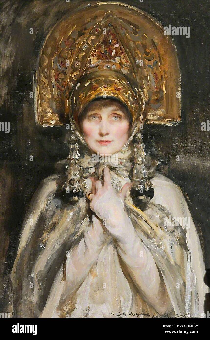 Shannon Sir James Jebusa - Lady Violet die Herzogin von Rutland 3 - British School - 19. Jahrhundert Stockfoto