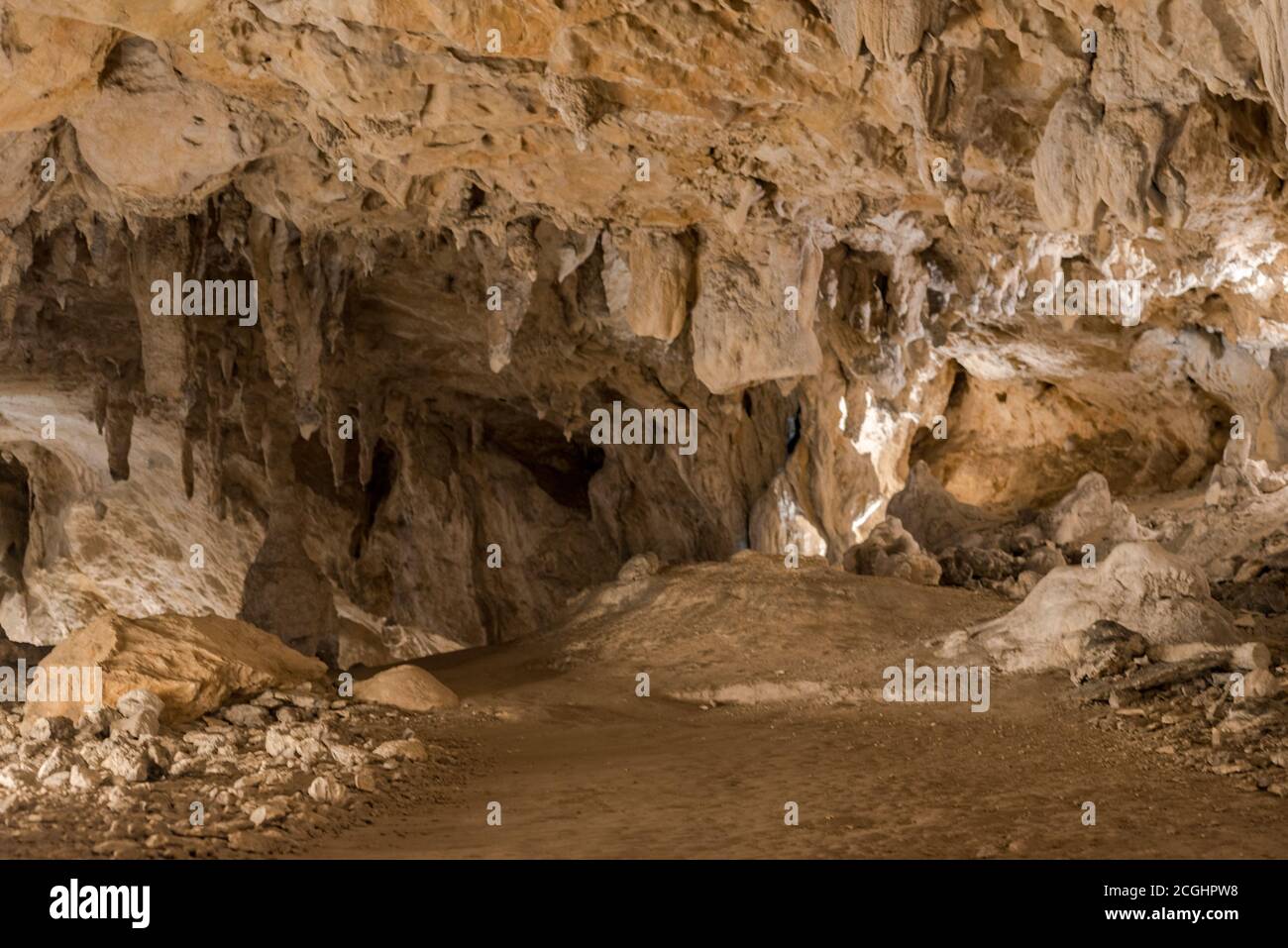 Frankreich, Ariege, Tarascon sur Ariege, Cave Lombrives. Stockfoto