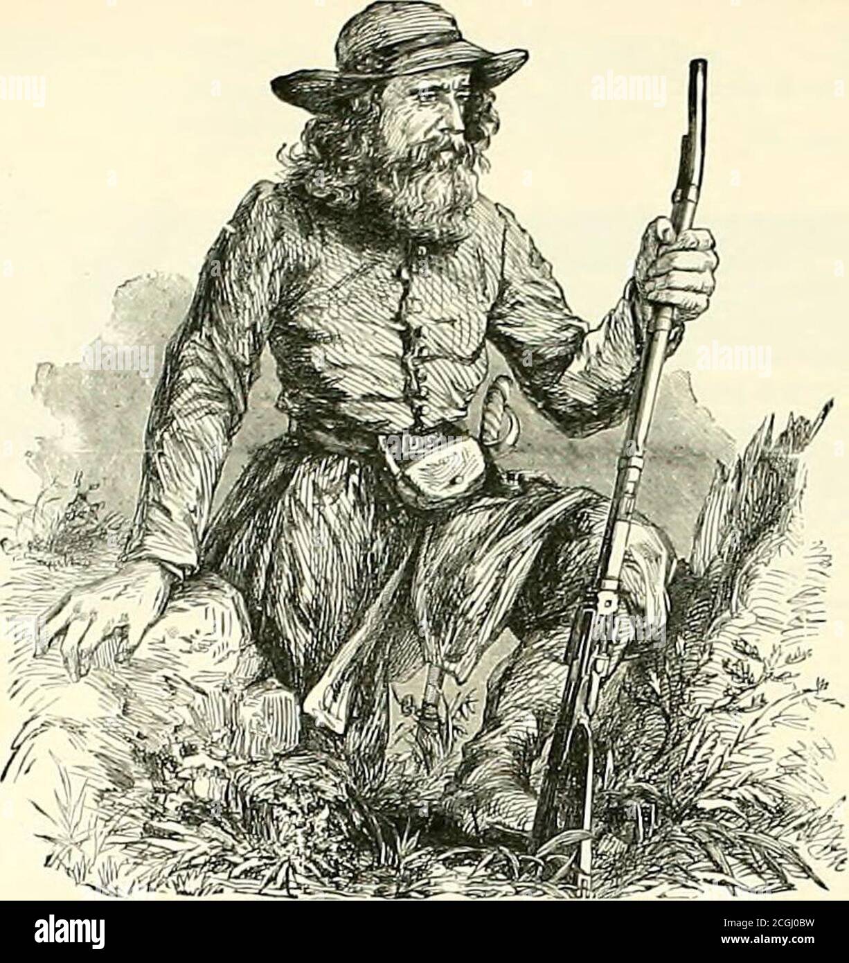 . Der Soldat in unserem Bürgerkrieg: Eine Bildgeschichte des Konflikts, 1861-1865, die den Tapferkeit des Soldaten, wie auf dem Schlachtfeld dargestellt, aus Skizzen gezeichnet von Forbes, Wad, Taylor, Beard, Becker, Lovie, Schell, Crane und zahlreichen anderen Augenzeugen des Streits darstellt. FKDliK.-ll TltuOi3 MauciUNU T&ROUU DER tTMCPTfi otf KHBJNA-NDiMA. 7LA DER SOLDAT IN UNSEREM BÜRGERKRIEG 353. Dieser extreme Vorstoß Lino wurde die Brigade von General William II. Gegeben Französisch, der auch mit ihm ono von General O. 0. Howards Regimenter, Thoremainder von Howards Brigade bilden eine zweite Linie, und General Thomas F Stockfoto