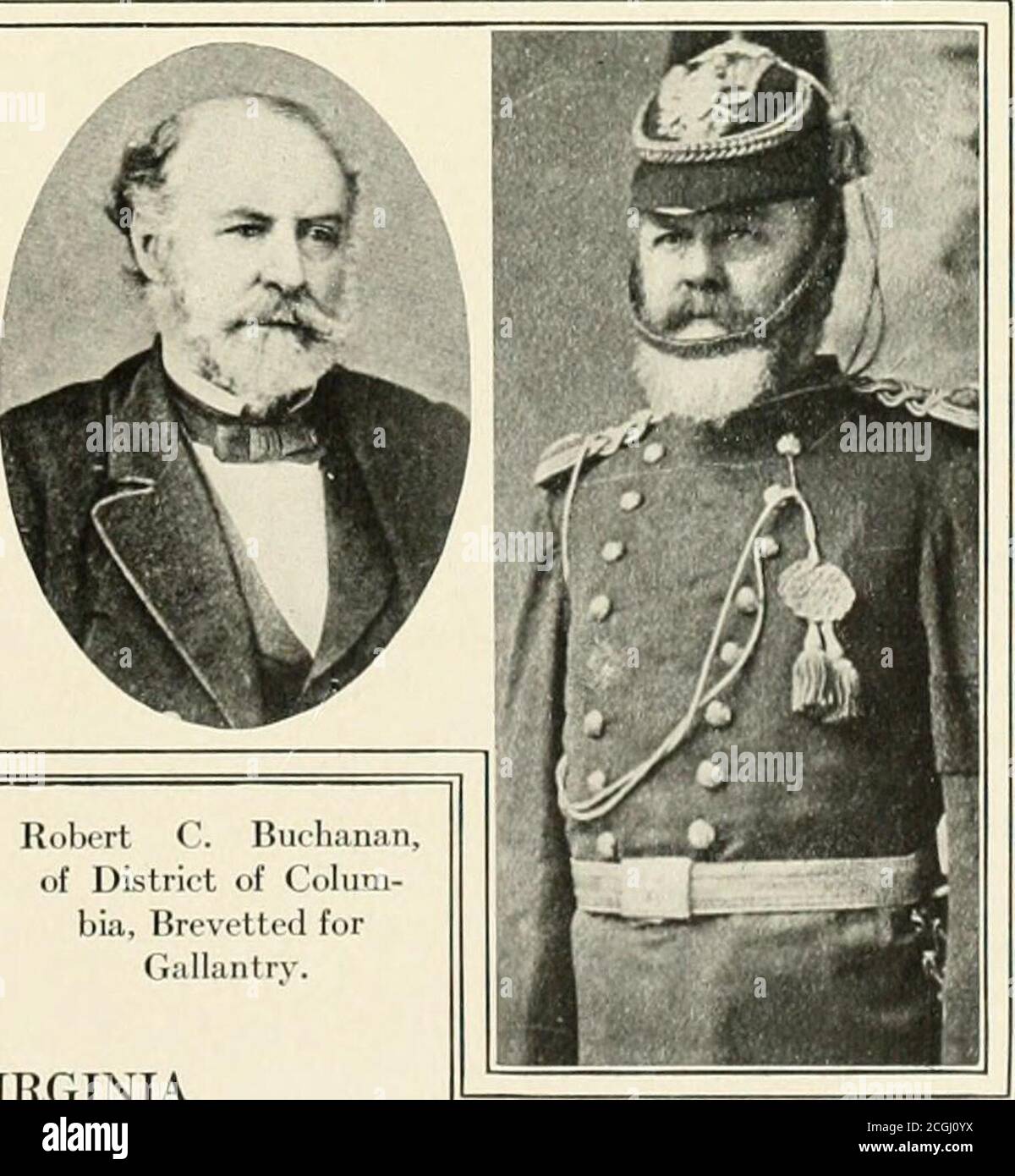 . Die fotografische Geschichte des Bürgerkrieges.. . & &gt; Henry B. Carrington, ursprünglich Oberst der 18. West Vir-Ginia Infanterie. James A. Hardie, von West Robert C. Buchanan, Virginia, Brevetted of District of Colum- für Distinguished bia, Brevetted for Services. Galanterie. WEST VIRGINIAAND DISTRICTOF COLUMBIA Richard H. Jackson, District of Columbia, während des Krieges für die Gallanterie eingesetzt. SHR Iftutmt (fmtrrrals Holman, J. II.. März 13, 65.holt, Thomas, März 18, (So.Bolter, M. J. W.. 13. März 65.Hooker, V. E., 18. März 65.Horn, John W., 19. Oktober 64.Hotchkiss, C. T., 18. März (i.I.Hough, John Stockfoto