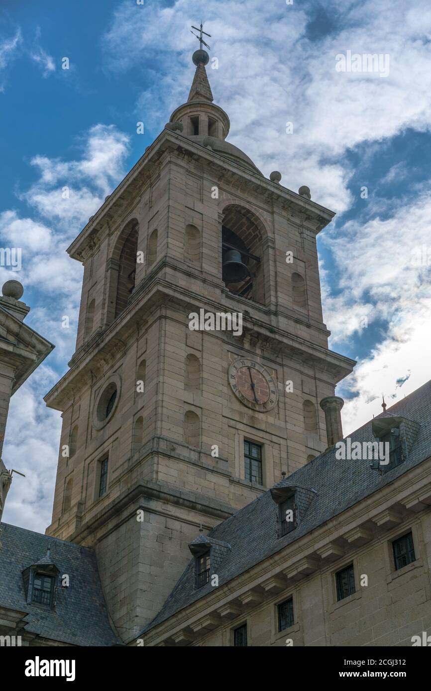 Real Sitio de San Lorenzo de El Escorial Stockfoto