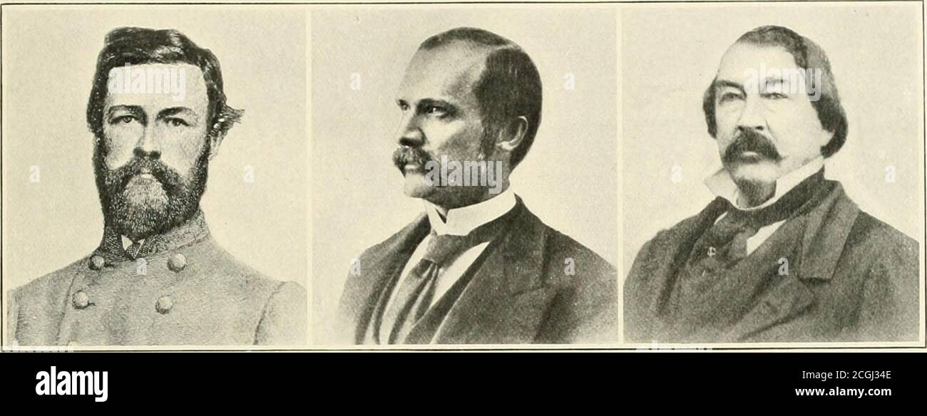 . Die fotografische Geschichte des Bürgerkrieges.. . D an Lieu-Pächter-General John C. Pemberton. An der Spitze des Departements Mississippi und East Louisiana.Van Dorn, mit seiner Kavallerie, machte eine berühmte Razzia in Nord-Mississippi im Dezember und nahm das Federal Supply Depot in Holly Springs gefangen. Im Januar-uary, 186!5. Das Korps wurden in Abteilungen geändert.der Titel. Armee von Mississippi, hörte auf, kurz nach diesem Datum verwendet zu werden. Die Hauptkraft unterPemberton ergab sich bei Yicksburg. In der Zwischenzeit war Van Dorn im Mai 8,1863 in Tennessee getötet worden, und Price war in das Trans-Mississippi-Departement gebracht worden Stockfoto