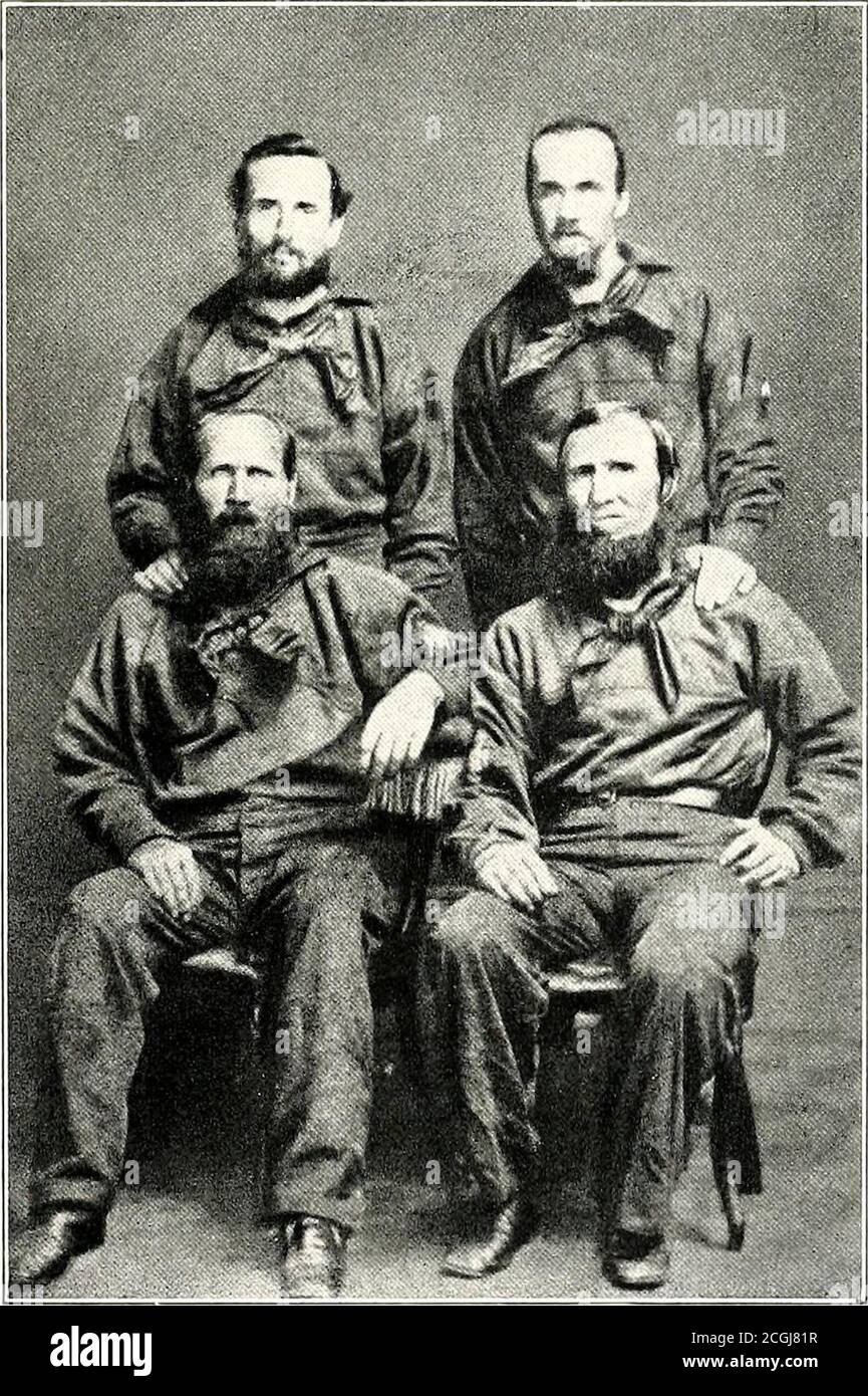 . Die fotografische Geschichte des Bürgerkrieges: In zehn Bänden. WILLIAM YOUING GUNNERS KUMPEL DER ESSEX. Stockfoto