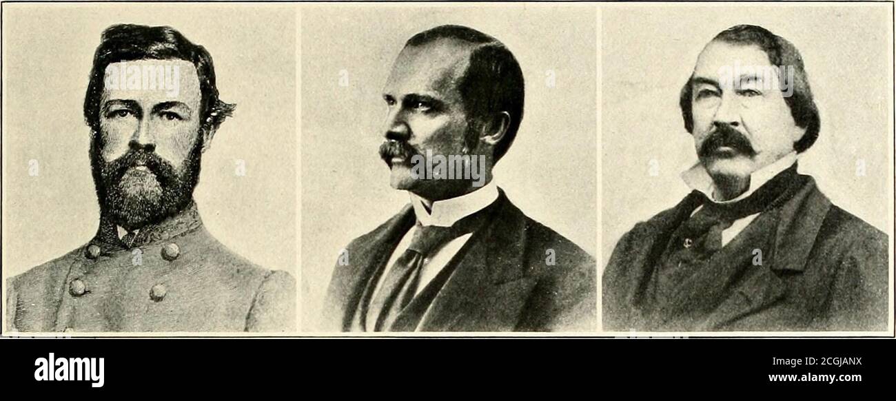 . Die fotografische Geschichte des Bürgerkrieges : in zehn Bänden . an Lieu-Pächter-General John C. Pemberton, an der Spitze des Departements Mississippi und East Louisiana.Van Dorn, mit seiner Kavallerie, machte einen berühmten Überfall in [272 nördlichen Mississippi im Dezember, die Erfassung der Federal Supply Depot in Holly Springs. Im Januar 1863 wurde das Korps in Divisionen umgewandelt.der Titel. Armee von ^Mississippi, hörte auf, kurz nach diesem Datum verwendet zu werden. Die Hauptkraft unterPemberton ergab sich bei Vicksburg. In der Zwischenzeit war Van Dorn im Mai 8,1863 in Tennessee getötet worden, und Price war zum Trans- Stockfoto