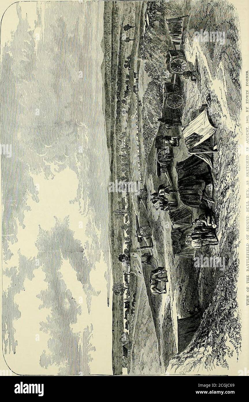 . Der Soldat in unserem Bürgerkrieg : Eine Bildgeschichte des Konflikts, 1861-1865, illustriert die Tapferkeit des Soldaten, wie auf dem Schlachtfeld gezeigt, aus Skizzen gezeichnet von Forbes, Wad, Taylor, Beard, Becker, Lovie, Schell, Crane und zahlreichen anderen Augenzeugen des Streits . al S. Wiley Crawford kommandierend,Firit Brigade: Colonel William McCandlcss eominanding- Firat Peunaylvanin Riscrves. Colonel William CooperTalley; zweite Pennsylvania Reserven, Colonel WilliamJIc kann dicss. Oberstleutnant George A.Woodward; Sixth Pennsylvania Reserves, Colonel Wellington H.Ent; Elventh Pennsylvani Stockfoto