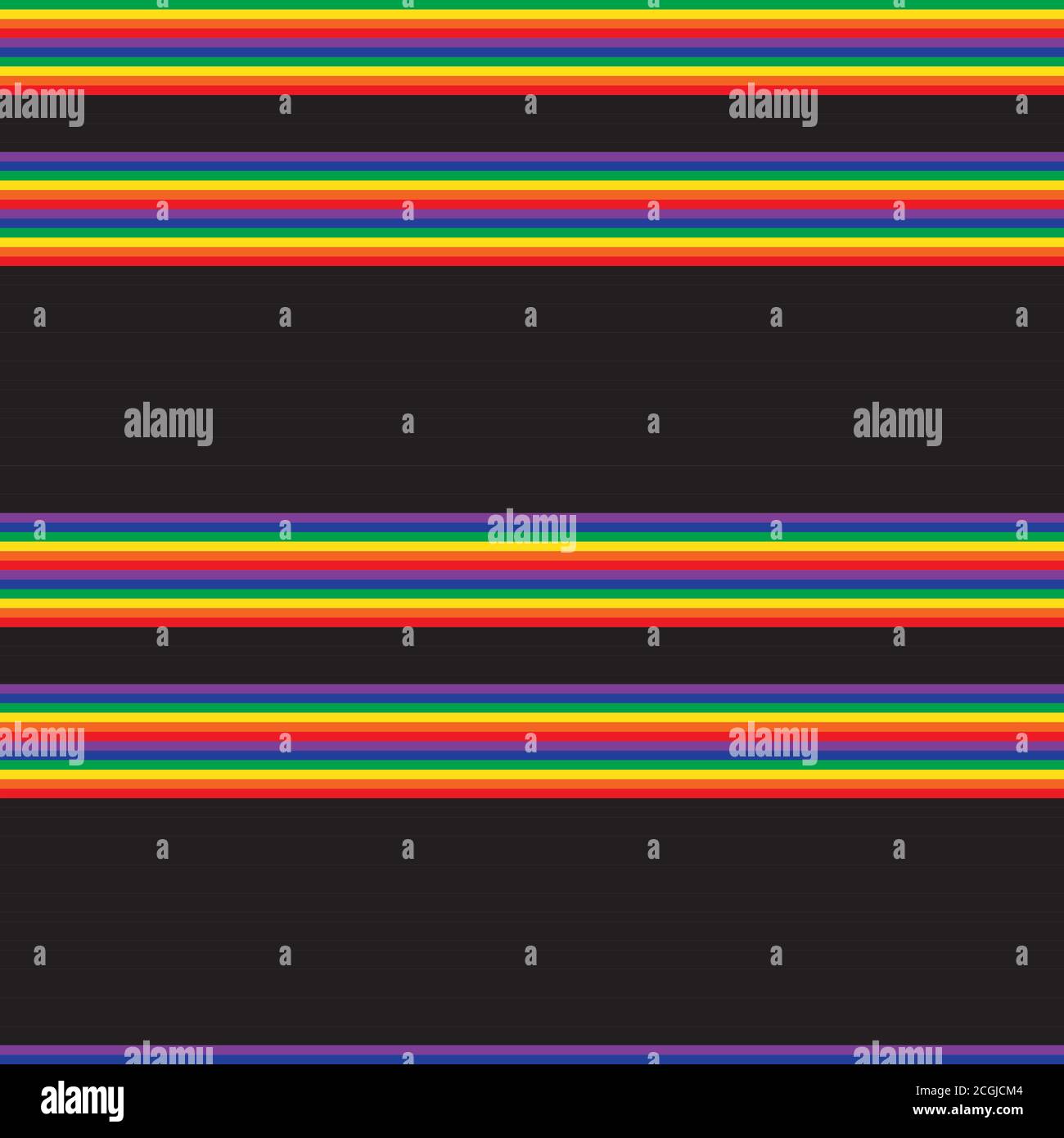 Regenbogen gestreift nahtlose Muster Hintergrund geeignet für Mode-Textilien Stock Vektor