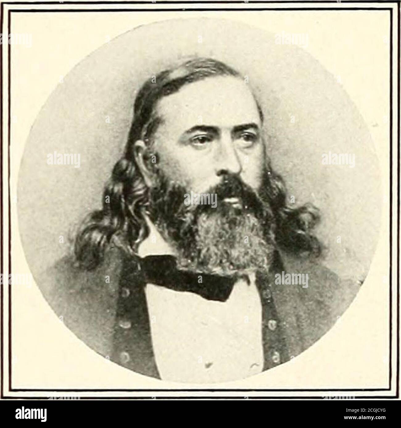 . Die fotografische Geschichte des Bürgerkrieges: In zehn Bänden. CONFEDERATEGENERALS NR. 3ARK.NSAS. Lucius E. Polk. Leiter einer Ladung bei Murfreeslx)ro. Albert Pike, Kommandant des indischen Troopsat Pea Ridge. Stockfoto