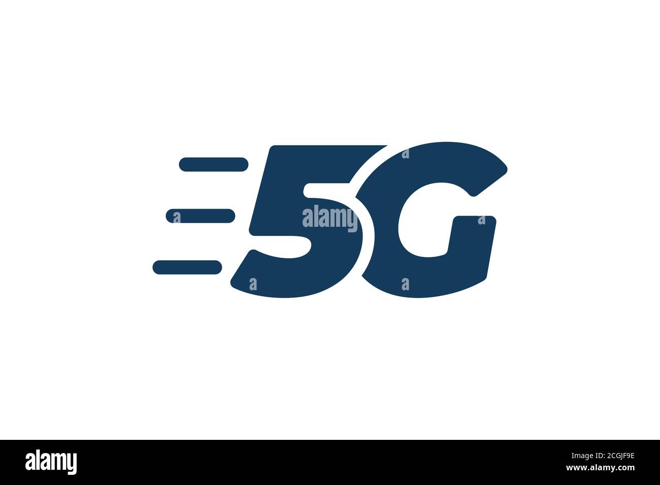 5G Netzanbindung Geschäftssymbol. 5. Generation Wireless High Speed Internet Technologie Zeichen. Vektor 5 G Kommunikation Emblem flach eps Design Vorlage isoliert Stock Vektor