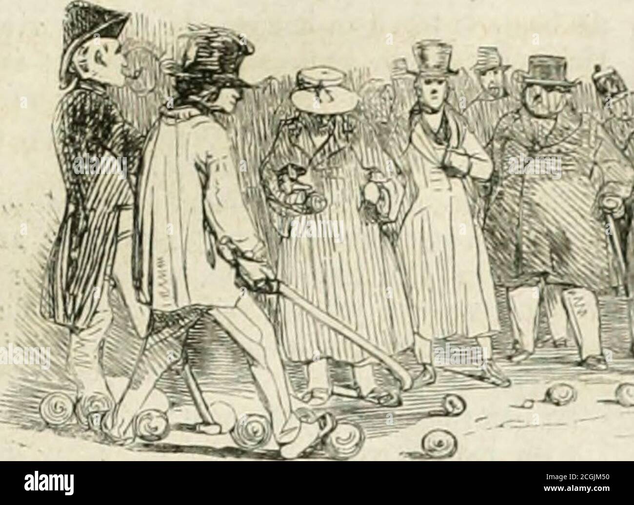 . Les Français peints par eux-mêmes . A «^ -. > < Stockfoto