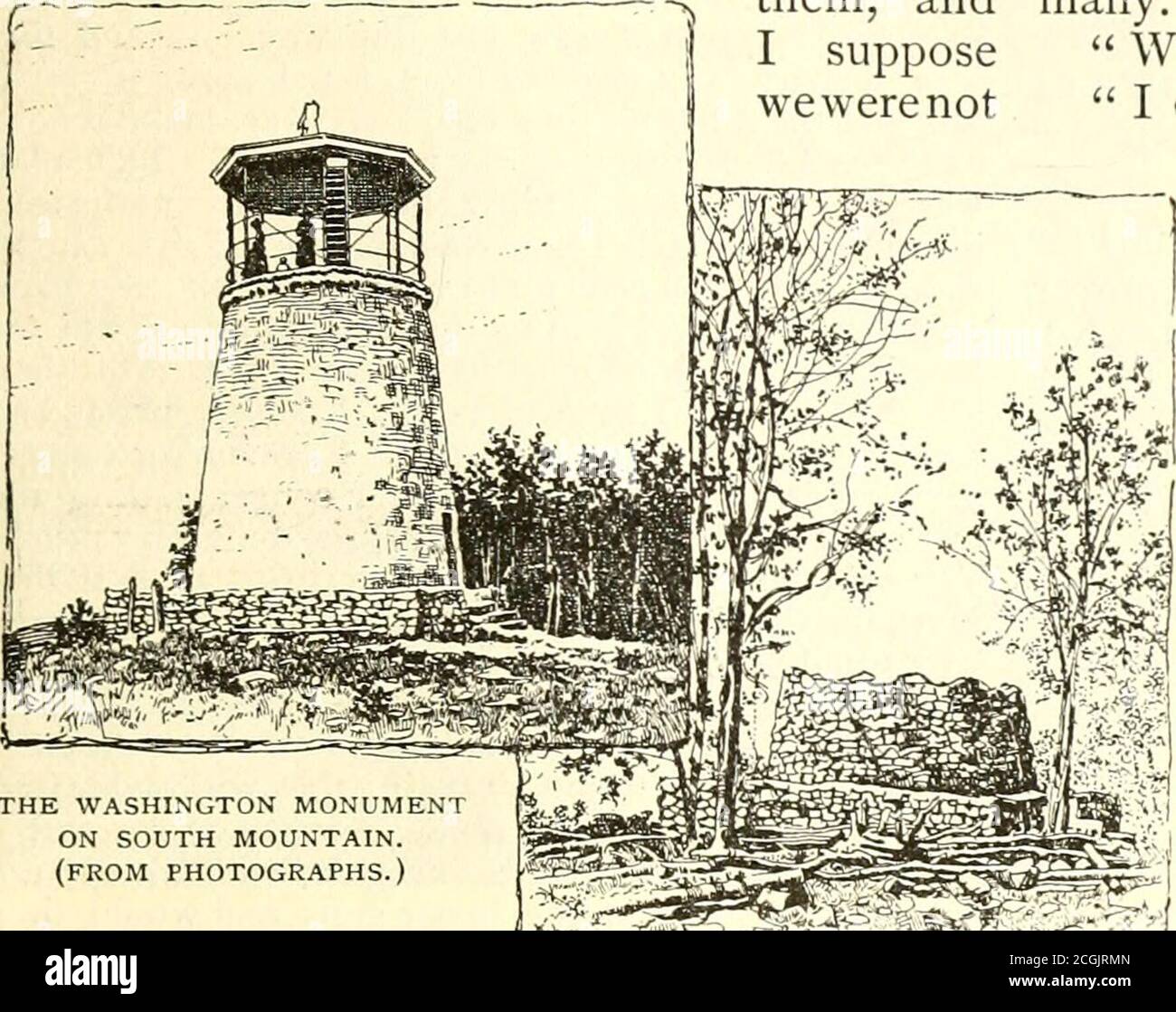 . Abraham Lincoln und die Schlachten des Bürgerkrieges . gton, wurde zuerst von den Bürgern von Boonsboro und Umgebung im Jahr 1827 errichtet. Es steht auf dem Gipfel, eine Situation kurz zu ihm, wies ihn nach Sweep und eine halbe Meile nördlich von Turners Gap (siehe Karte, Seite 144). 4.yir..,(Ty. Trip wnnrfc rpnrri thp rnnd und halten ursprünglich war es zwanzig Meter hoch, aber als ein alter Bewohner der tlirOUgtl tne U OOClS, reacn Fliese Kröte, Und Ilukl Nachbarschaft sagte, acht oder zehn Fuß davon wurden die IT bei allen Gefahren stürzte, wie die Sicherheit von Lees großen steilen Berg-Seite von bösen Jungs und bösen Männern, die nie Stockfoto