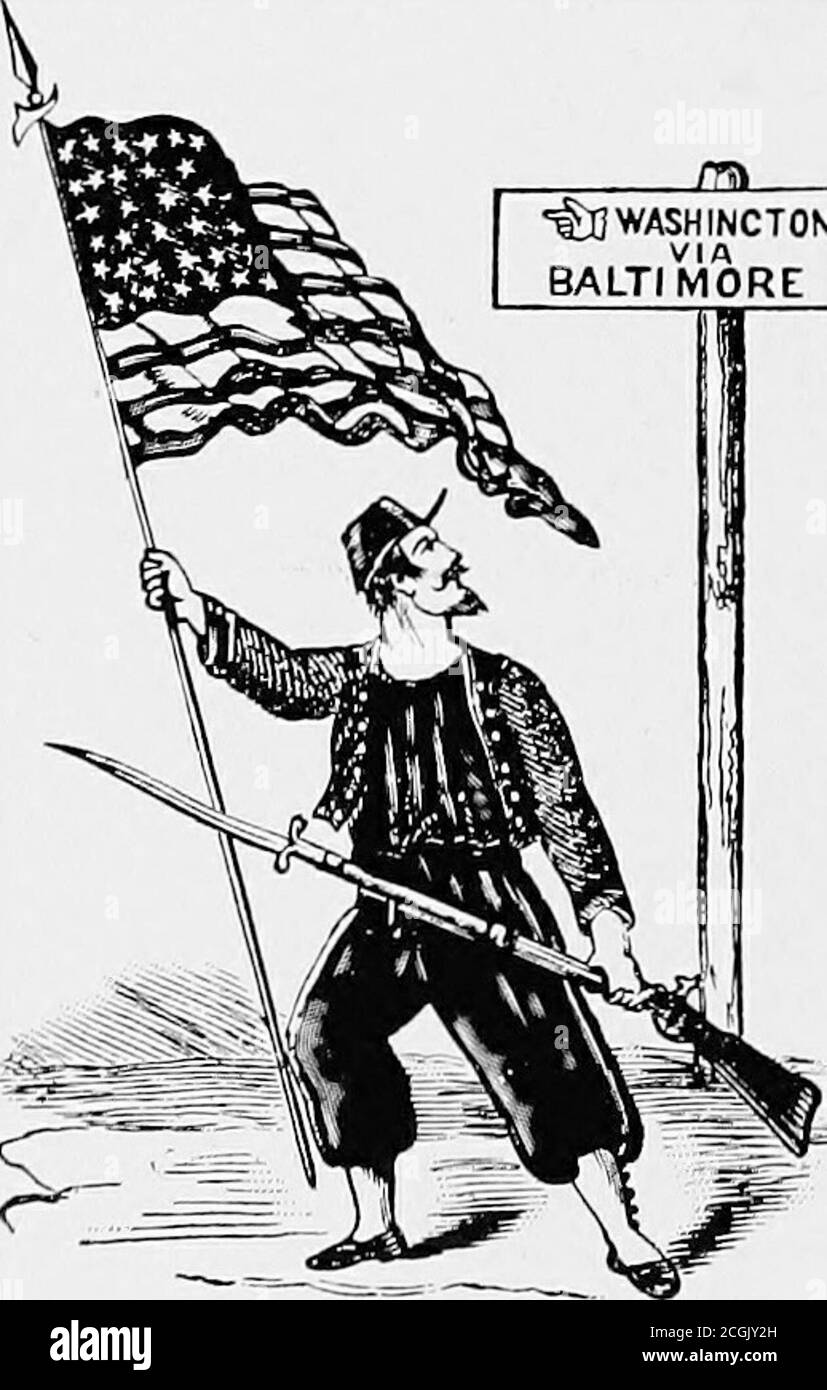 . Geschichte der dreiundzwanzigsten Pennsylvania Freiwilligen Infanterie, Birney's Zouaves; drei Monate & drei Jahre Dienst, Bürgerkrieg . MATHEW SPENCE,Corpora] Co. C. 338 GESCHICHTE DES 23. REGIMENTS und damit die Kameradschaft der Überlebenden und die Freundschaft unserer Freunde, die so angenehm gewesen war, bei unserer ersten Wiedervereinigung wieder lebendig. Der Lauf war herrlich, nur eine Station von fünf Minuten in Harrisburg, wo unser westliches Kontingent uns verabschiedete, mit dem Versprechen, bei der nächsten Gelegenheit bei uns zu sein, Philadelphia fünfundvierzig Minuten vor der Zeit zu erreichen, wie die Twosters, ein müder aber Stockfoto