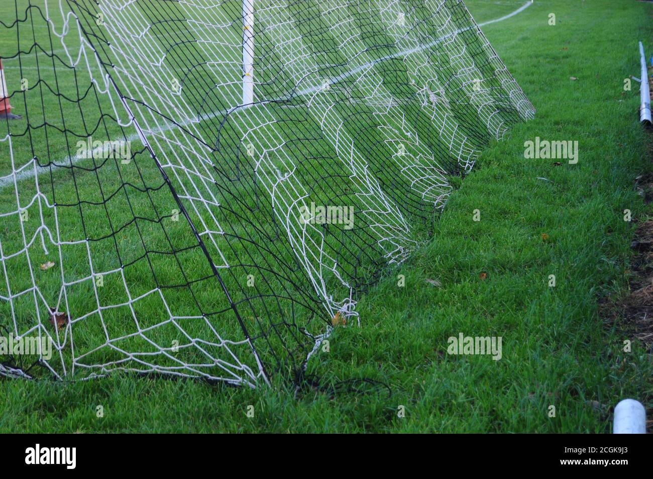 Fußball-Hintergrund Stockfoto