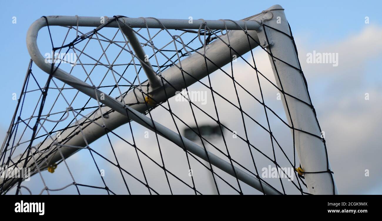 Fußball-Hintergrund Stockfoto